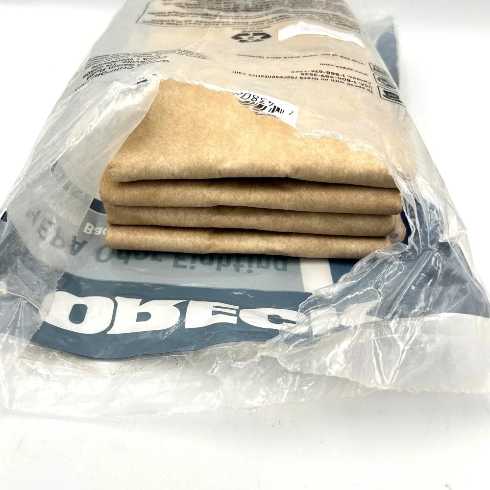 Oreck‎ Magnesium HEPA Odor Fighting Vacuum Bags Type LW LWPK60H 4-Pack Tan